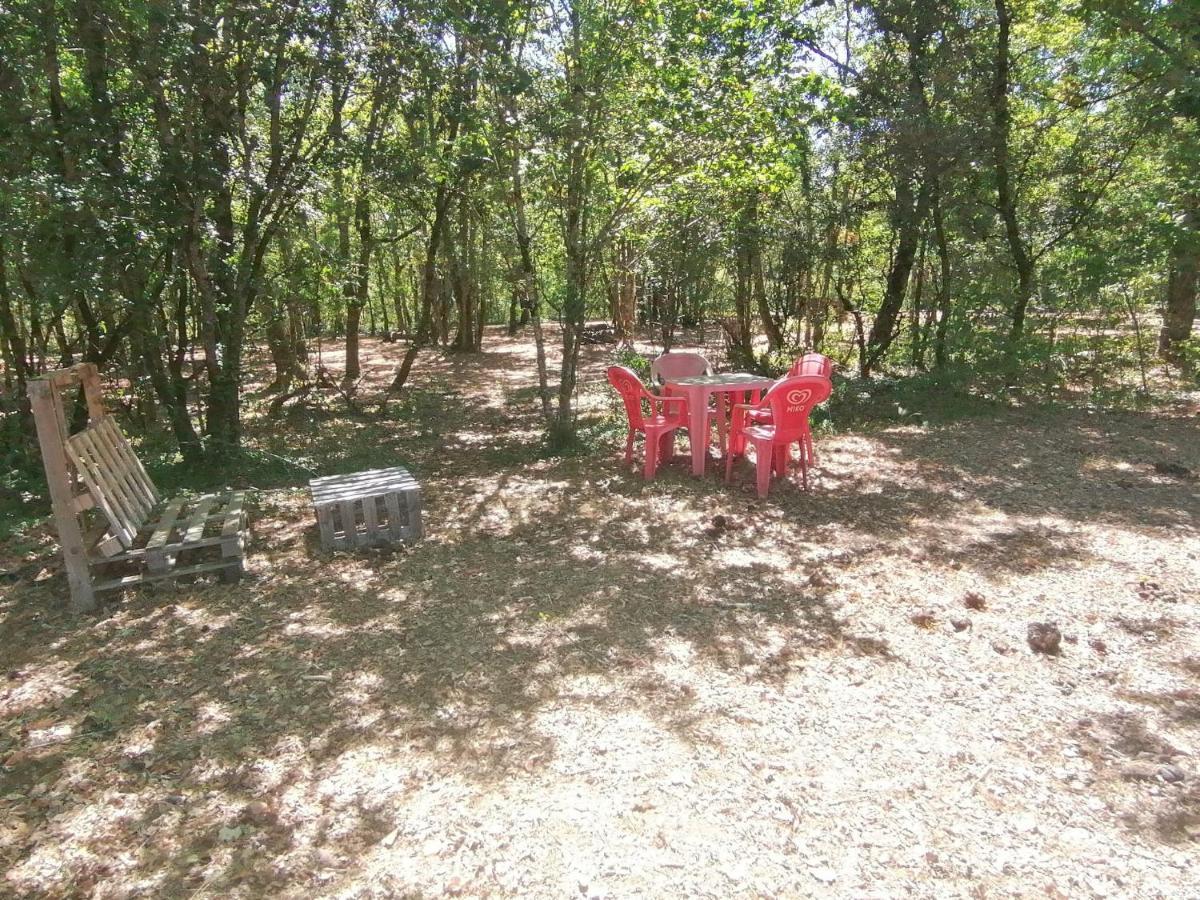 Emplacement Tente Camping Car Saint-Aubin-de-Nabirat 외부 사진